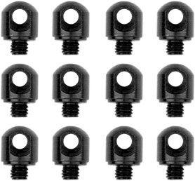 Grovtec 1\/8\" Machine Screws 12-Pack Black