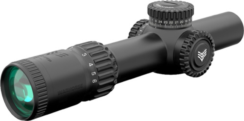 Swampfox Warhorse 1-6X24 Green Ir Mil 34Mm