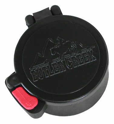 Butler Creek Flip Open #18 Eye Scope Cover – Black