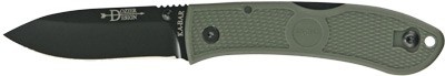 Ka-Bar Dozier Folding Hunter 3\" Foliage Green