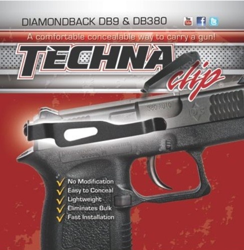 Techna Clip Handgun Retention Clip Diamondback Db380\/Db9 Rs