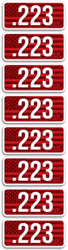 Mtm Ammo Caliber Labels 223 8-Pack