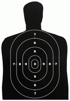 Birchwood Casey Eze-Scorer BC-27 Silhouette Targets, 12" x 18", 10 Targets