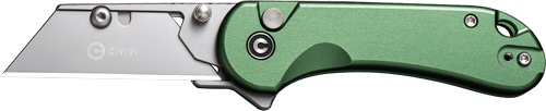 Civivi Utility Knife Elementum 2.26\" Green W\/3 Extra Blades