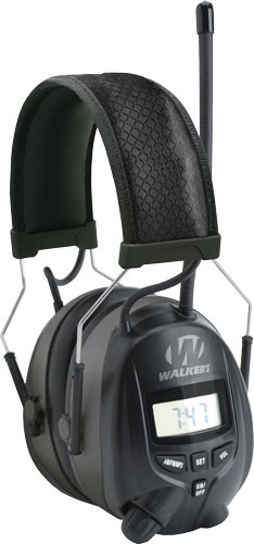 Walkers Muff With Am/Fm Radio & Phone Connection 25Db Black