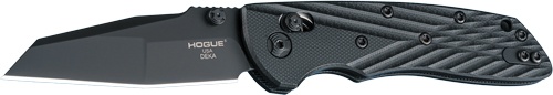 Hogue Deka 3.25\" Able Lck Fldr Wharncliffe G-10 Frme Black