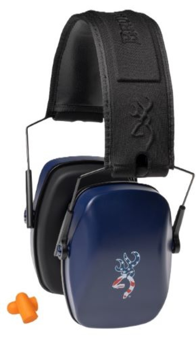 Browning Buckmark Iii Hearing Protector Nrr 27Db Navy Red