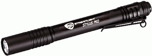 Streamlight Stylus Pro Light White Led Black W/Pocket Clip