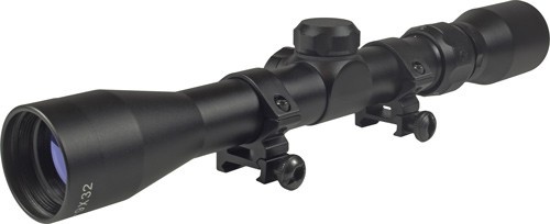 Truglo Scope Buckline 3-9X32mm Bdc Black W\/Weaver Rings