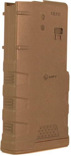 Mft Magazine Ar10\/Sr25 7.62X51 308 Win 20Rd Scorched Earth
