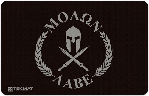 Tekmat Armorers Bench Mat 11\"X17\" Molon Labe Flag