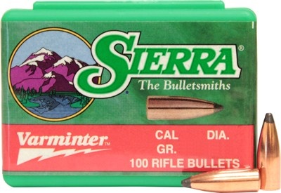 Sierra Bullets .22Cal .224 60Gr Hp 100Ct