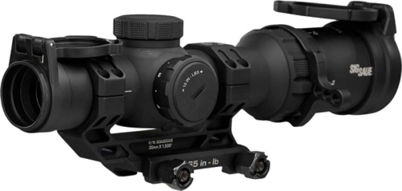Sig Scope Tango Msr Compact 1-8X24 Sfp 30Mm Ill Bdc8 Black