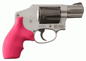 Hogue Grips S&W J Frame Round Butt Bantam Pink