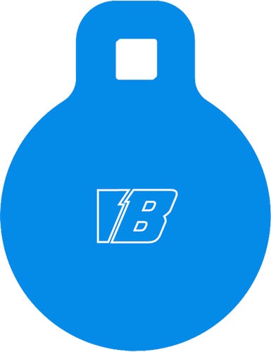 Bash Target Ar500 Gong Target Round 3\"-1\/2\" Thick