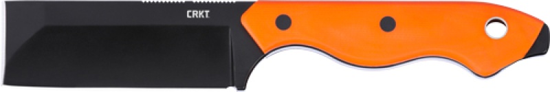 Crkt Razel 2.97\" D2 Chisel Blade Orange With Sheath