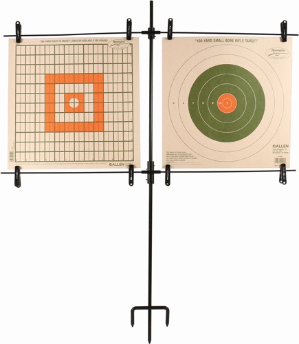 Allen Paper Target Stand Includes 8 Clips\/Steel Frame