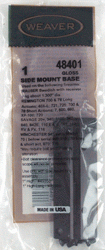 Weaver Base Side Mount #1 Black