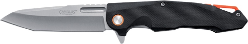 Camillus Regent Folding Knife 4\" Ss Blade Nylon Black