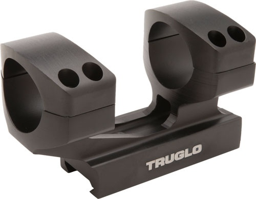 Truglo 1-Piece Picatinny Riser Scope Mount 1\"Height 30Mm Rngs