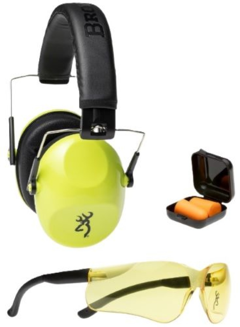 Browning Buckmark Range Kit Junior With Glasses Green