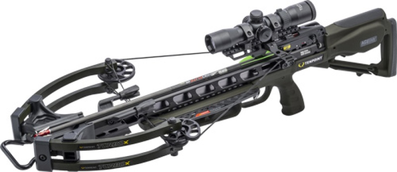 Tenpoint Xbow Turbo X 415Fps Accuslide R-Master 100 Moss