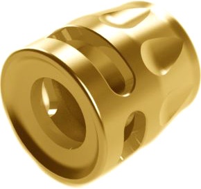 True Precision Mini Compensatr 1\/2X28 Gold Tin