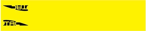 Tac Vanes Standard Arrow Wrap 4.675\" Yellow 13 Pack