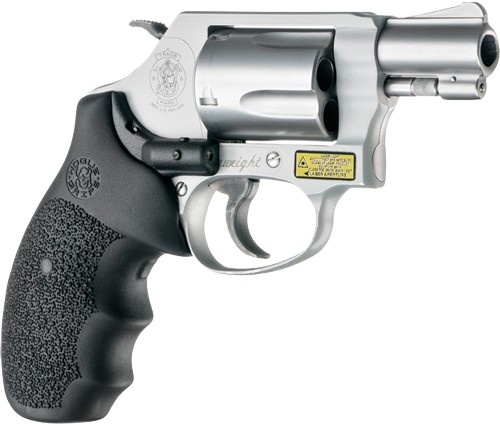 Hogue Le Laser Grip S&W J Frame Round Butt Black