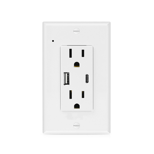 Cratus.C - 4K UltraHD WiFi Streaming Nanny Cam and Functional USB Receptacle