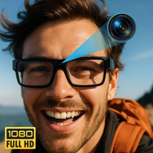 Kestrel 1080P HD Camera Eyeglasses with Touch Technology