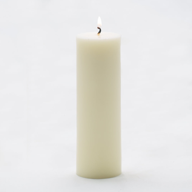 Richland 2"x6" Light Ivory Pillar Candles, Set of 10