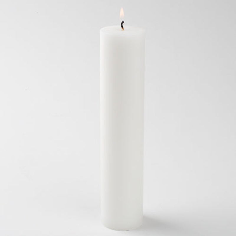 Richland Pillar Candle 2"X9" White Set Of 20