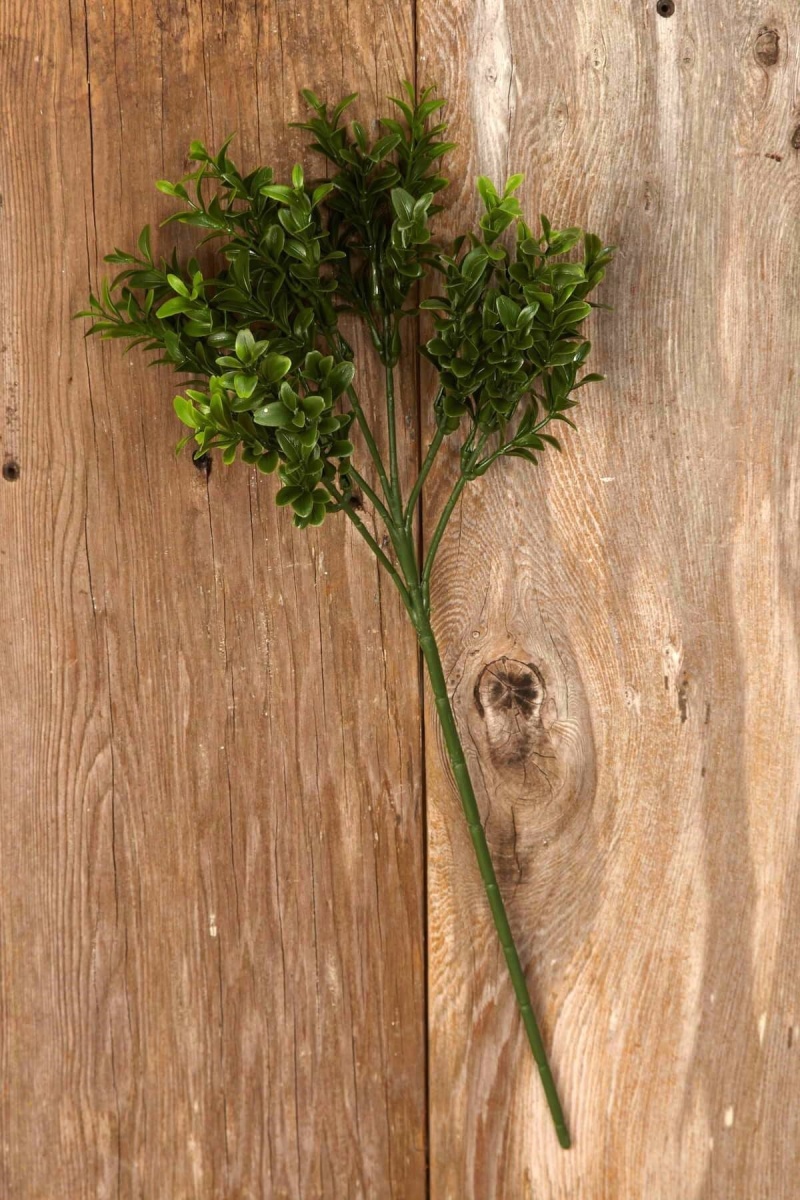 Boxwood Sprays Green 18" Set Of 6